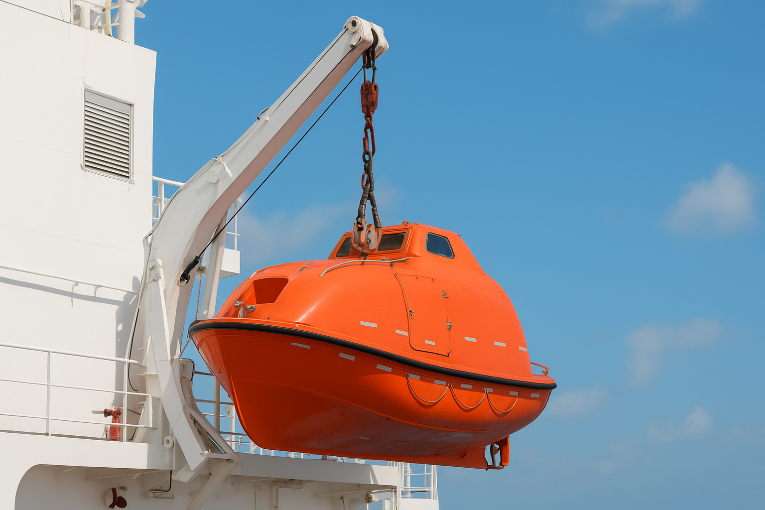 Load Testing of Davits & Cranes in UAE